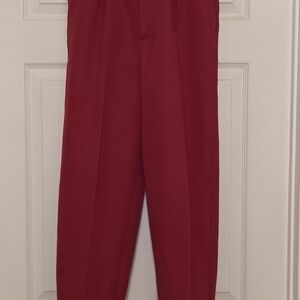 Chic Women's Red Trousers